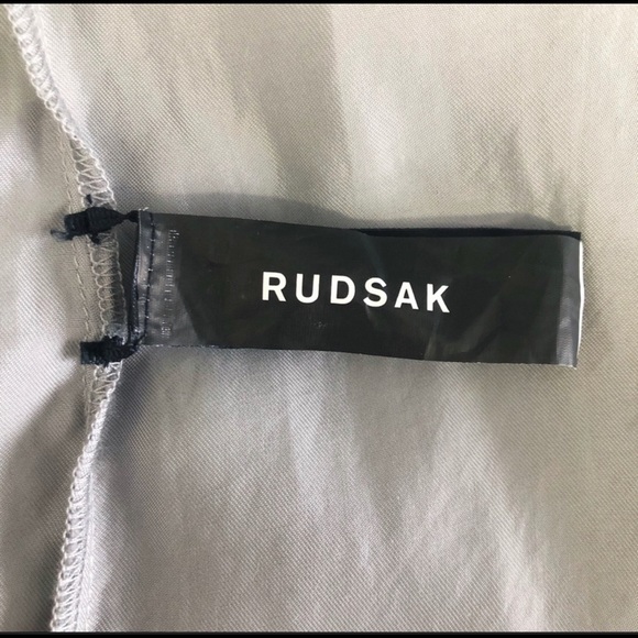 Rudsak Scarlet Cowl Neck Dress Grey, NWT - Picture 15 of 16